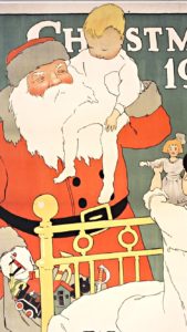 レトロなサンタクロースのイラスト2