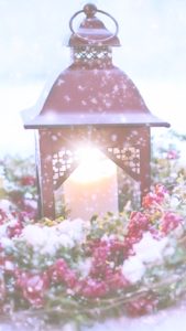 ランタンとクリスマスリース2