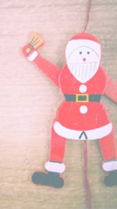 サンタクロースの壁飾り2