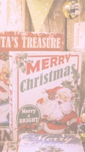 アンティークなサンタの本1