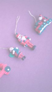 木製のツリー飾り3