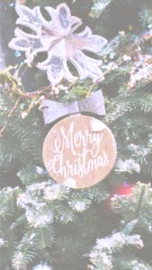 プレートのツリー飾り1