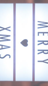 クリスマスのネオンサイン2