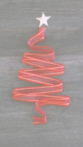 赤いリボンのツリー2