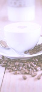 コーヒー豆とコーヒー1