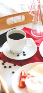 朝食とコーヒー