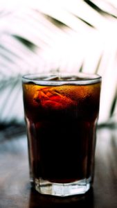 ブラックのアイスコーヒー1