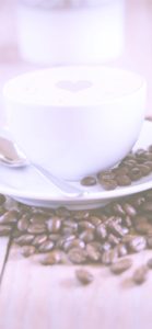 コーヒーとコーヒー豆3