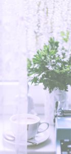 カーテン越しのコーヒー1