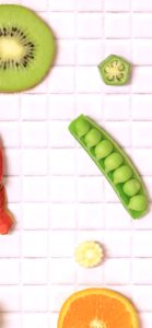 グリンピースとキウイ1