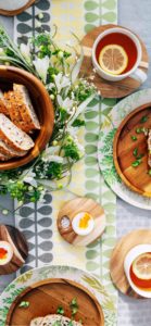 朝食のテーブル1