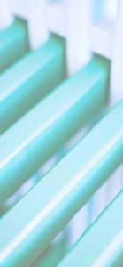 木製のグリーンのフェンス2