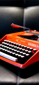 オレンジのタイプライター2