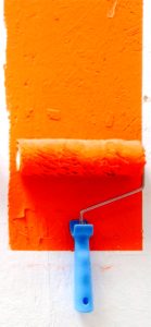 オレンジのペインティング2