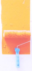 オレンジのペインティング1