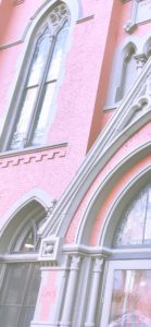 ピンクの壁の建物4