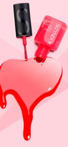 ピンクのネイル1