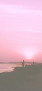 ピンクの海とサンセット2