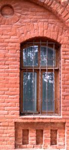 ピンクのレンガの建物2