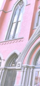 ピンクの壁の建物1