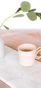 ピンクのマグカップ2