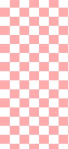ピンクと白の格子柄2