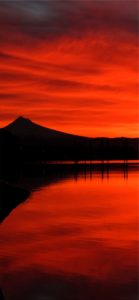 水辺のサンセット