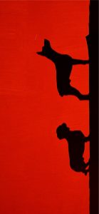 犬のシルエット