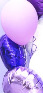 紫色の風船2