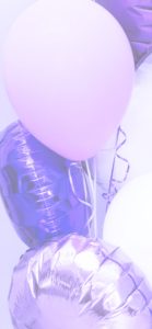 紫色の風船1