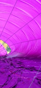 紫色の熱気球1