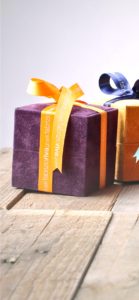 紫色のおくりもの1