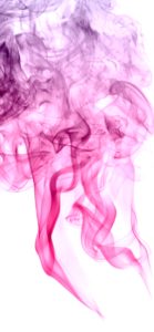 水に落ちた紫色のインク5