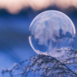 球体の中の冬景色4