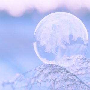 球体の中の冬景色3