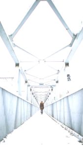 雪が積もった橋2