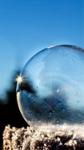 球体の中の冬景色2