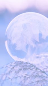 球体の中の冬景色4