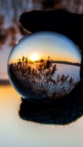 球体の中の冬景色6