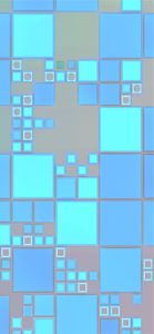 ブルーのスクエアパターン1