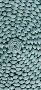 ブルーのクッション1