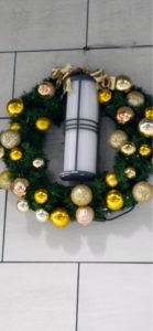 横浜元町のクリスマスリース1