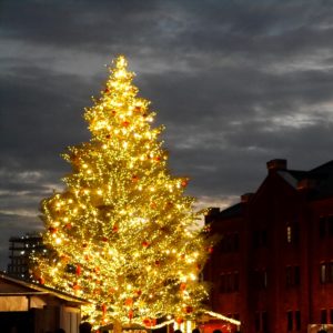 横浜赤レンガ倉庫のクリスマスツリー2