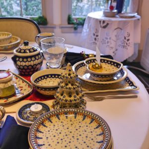 ポーランドのクリスマステーブルセッティング1