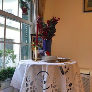 クリスマスのティータイムテーブル4