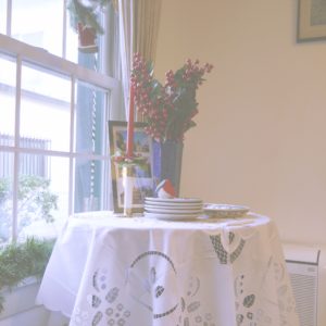 クリスマスのティータイムテーブル3