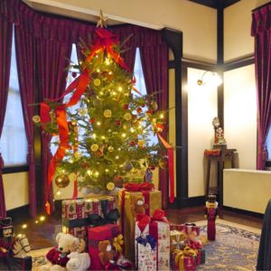 アメリカのクリスマスツリーとプレゼント1