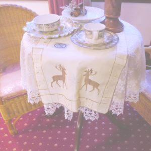 クリスマスのティータイムテーブル1