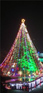 宮ヶ瀬ダムのクリスマスツリー2
