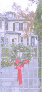 洋館とクリスマスリース2